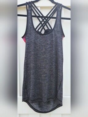 EXP Core Womens Tank Top With Built In Bra. Size XS. Athleisure, Activewear.